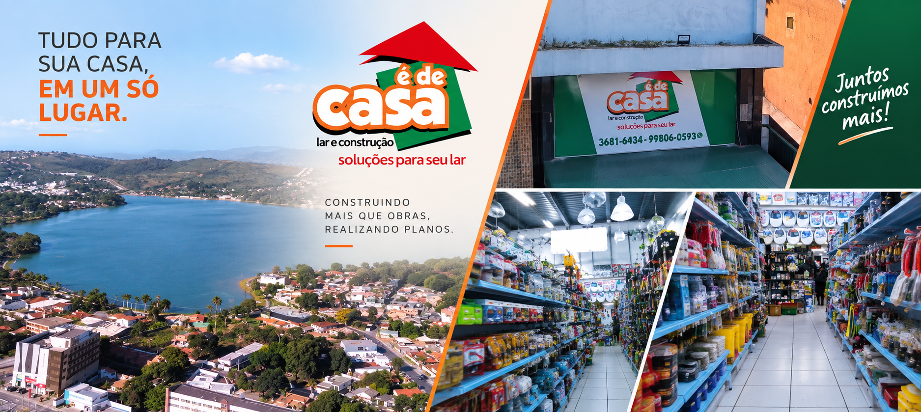 É de Casa Lar e Construção — loja de materiais e soluções para o lar